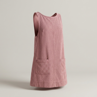 PLUXSTYLE::numise::relaxed-a-line-overall-dress::pack-pink