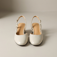 PLUXSTYLE::numise::amelie-block-heel-slingback-pumps::pack-beige