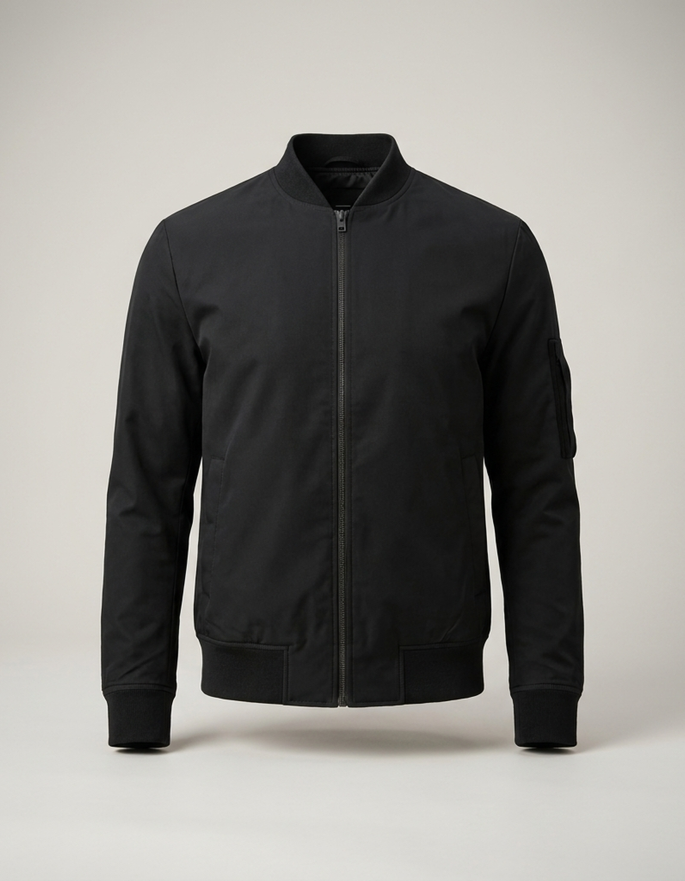 PLUXSTYLE::numise::mens-classic-bomber-jacket::pack-black