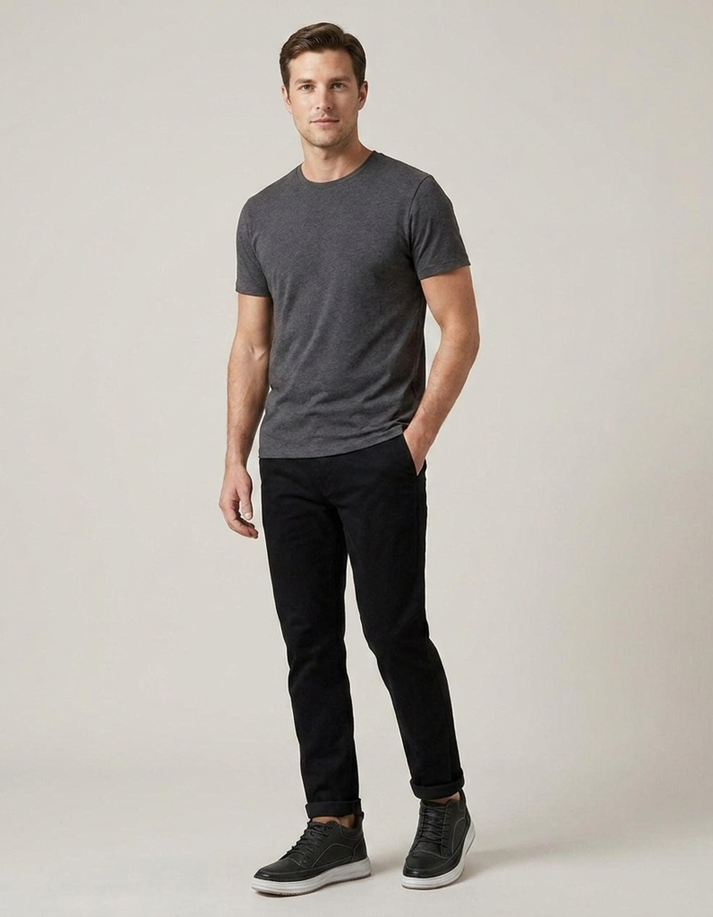 PLUXSTYLE::numise::mens-platform-mid-top-sneakers::zoom-out