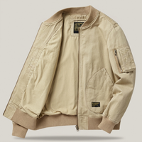 PLUXSTYLE::numise::mens-ribbed-trim-parka::pack-beige
