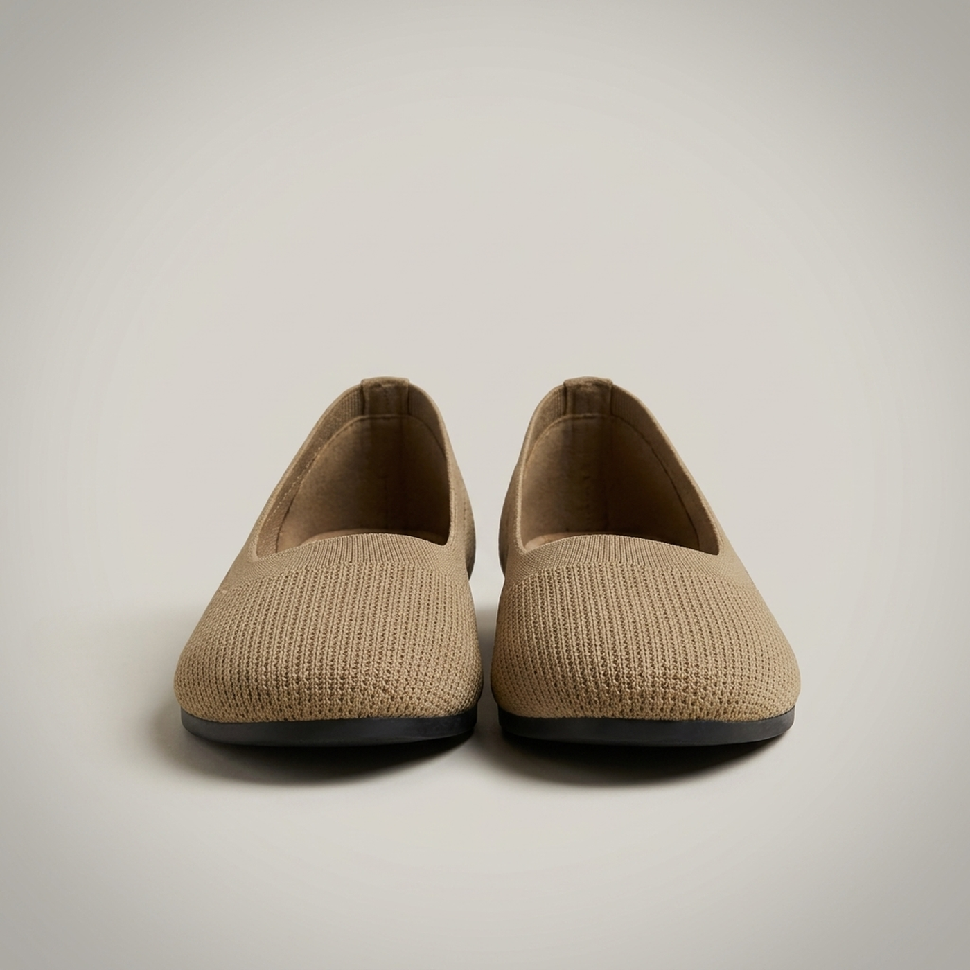 PLUXSTYLE::numise::comfort-fit-ballet-flat-footwear::pack-khaki