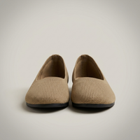 PLUXSTYLE::numise::comfort-fit-ballet-flat-footwear::pack-khaki