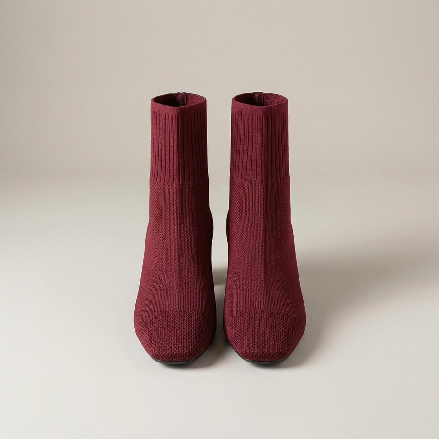 PLUXSTYLE::numise::flex-fit-ankle-boots::pack-red
