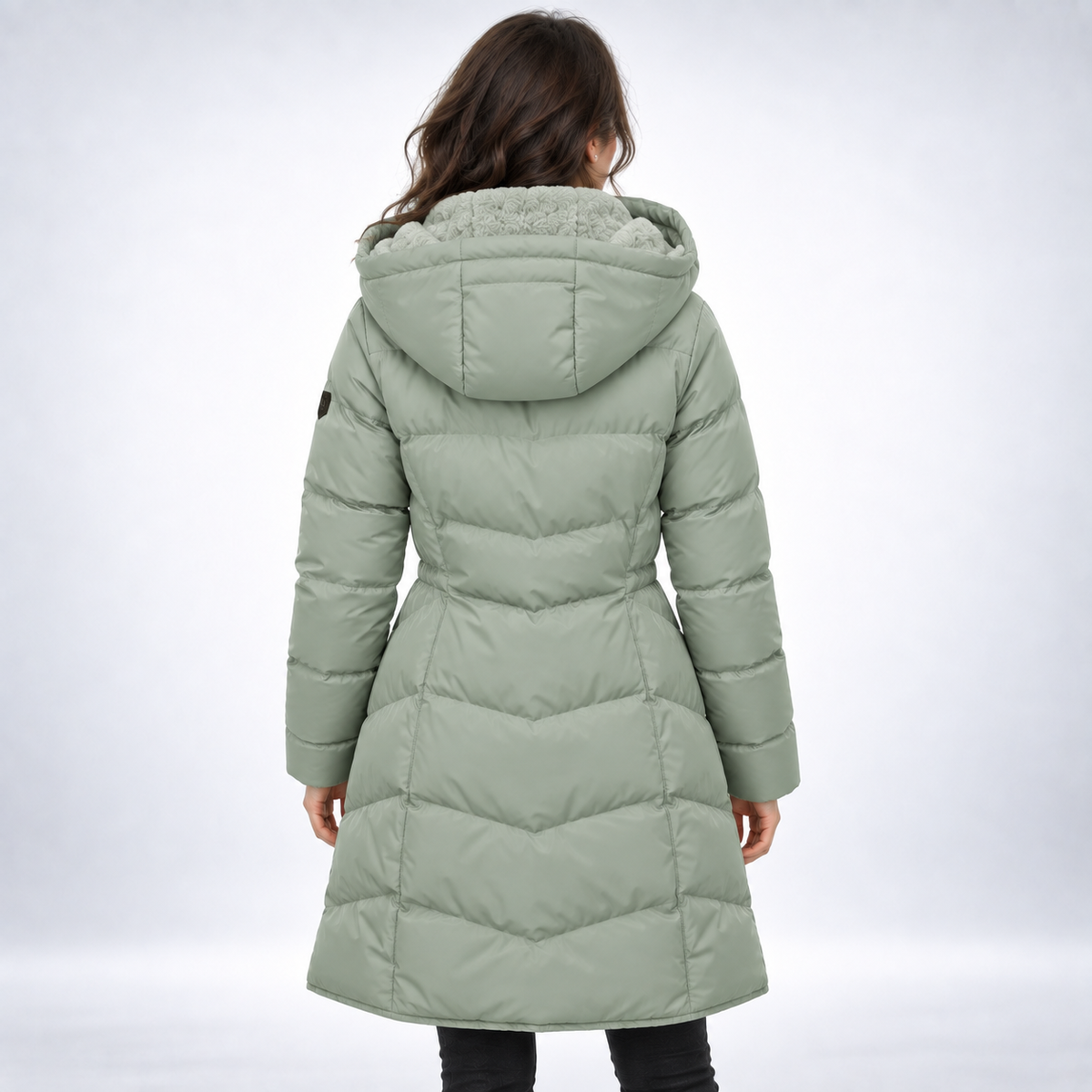 Emery | Women's Long Hooded Winter Coat with Soft Lining