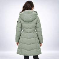 Emery | Women's Long Hooded Winter Coat with Soft Lining