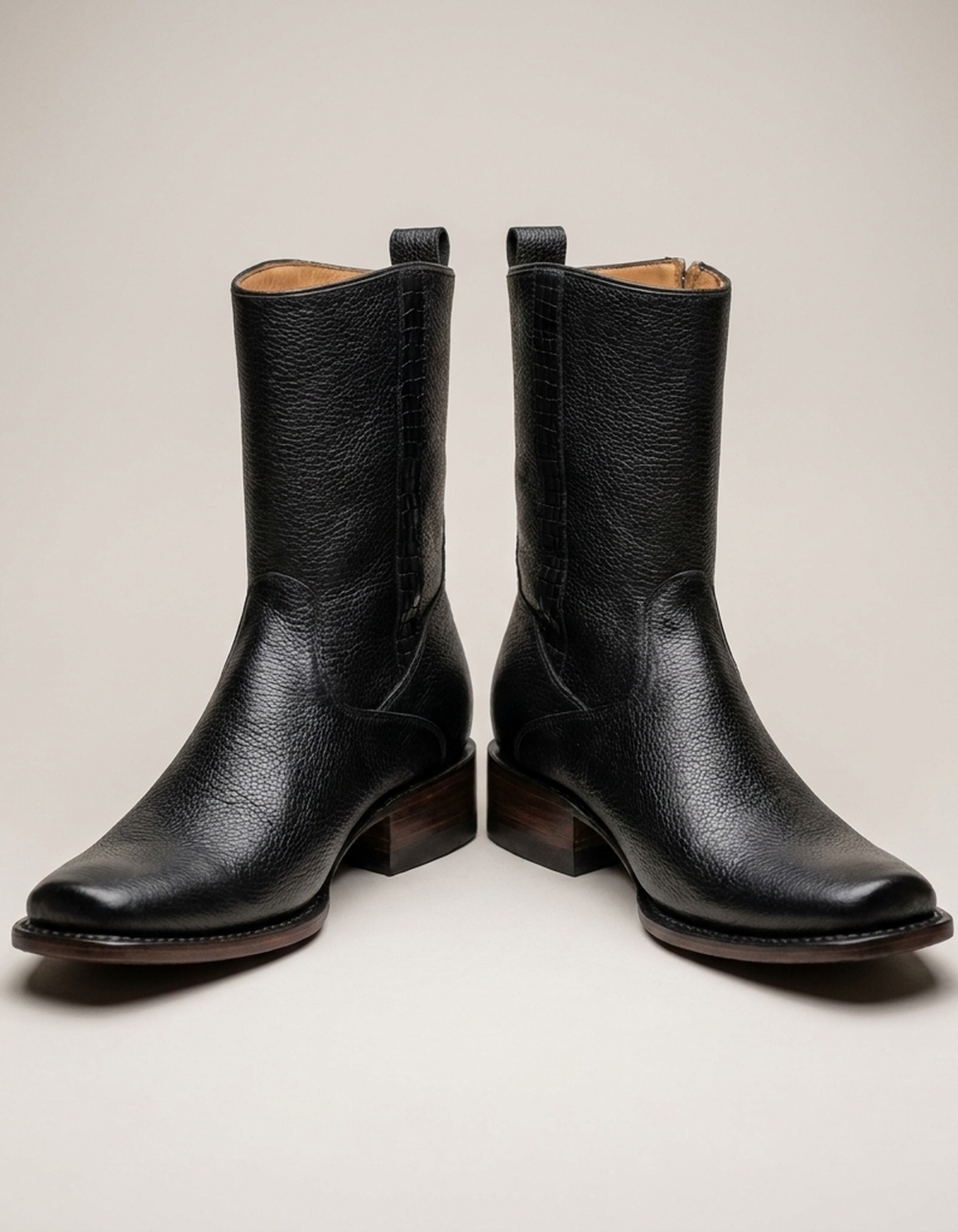 PLUXSTYLE::numise::mens-vintage-everyday-boots::pack-black