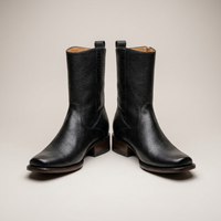 PLUXSTYLE::numise::mens-vintage-everyday-boots::pack-black