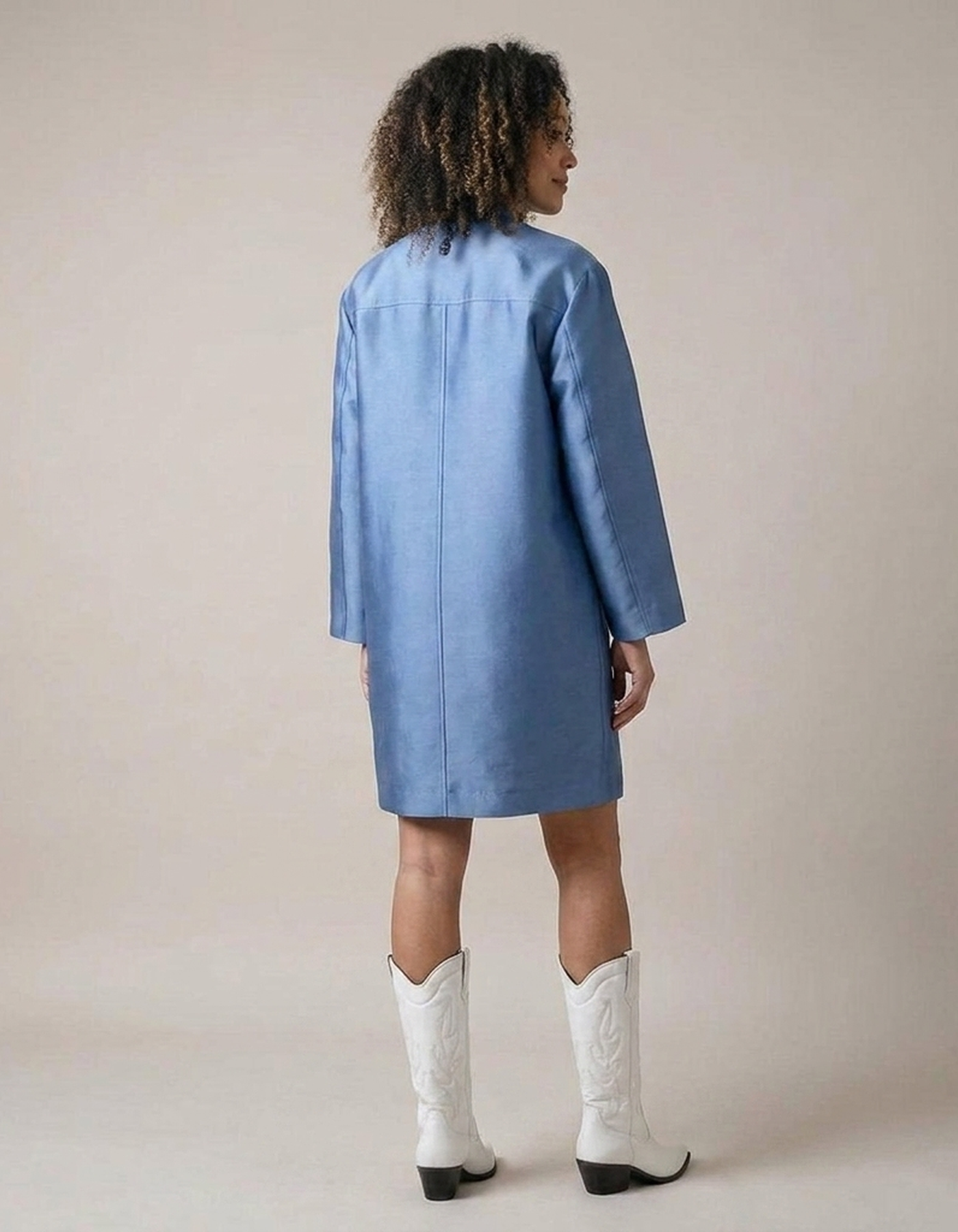 PLUXSTYLE::numise::bruna-blue-bomber-jacket::back