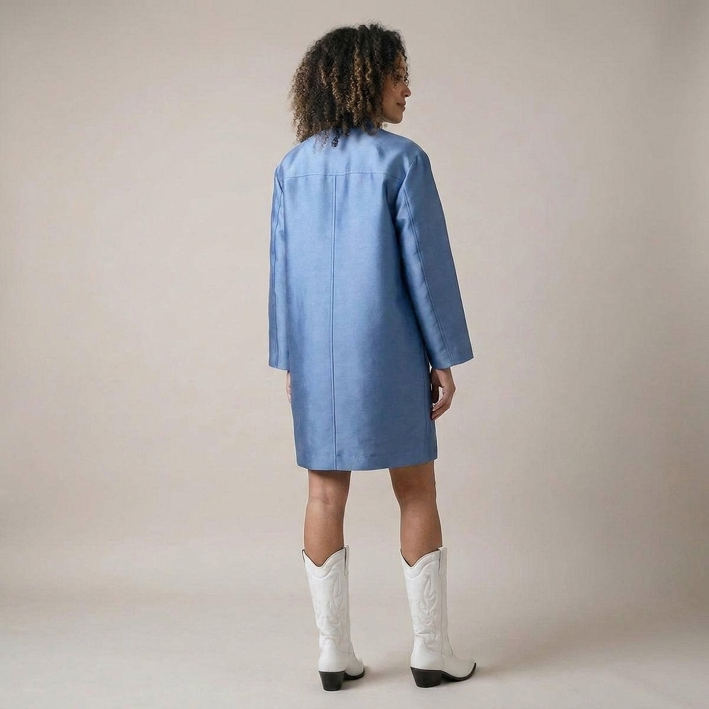PLUXSTYLE::numise::bruna-blue-bomber-jacket::back