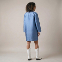 PLUXSTYLE::numise::bruna-blue-bomber-jacket::back