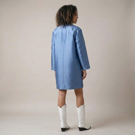 PLUXSTYLE::numise::bruna-blue-bomber-jacket::back