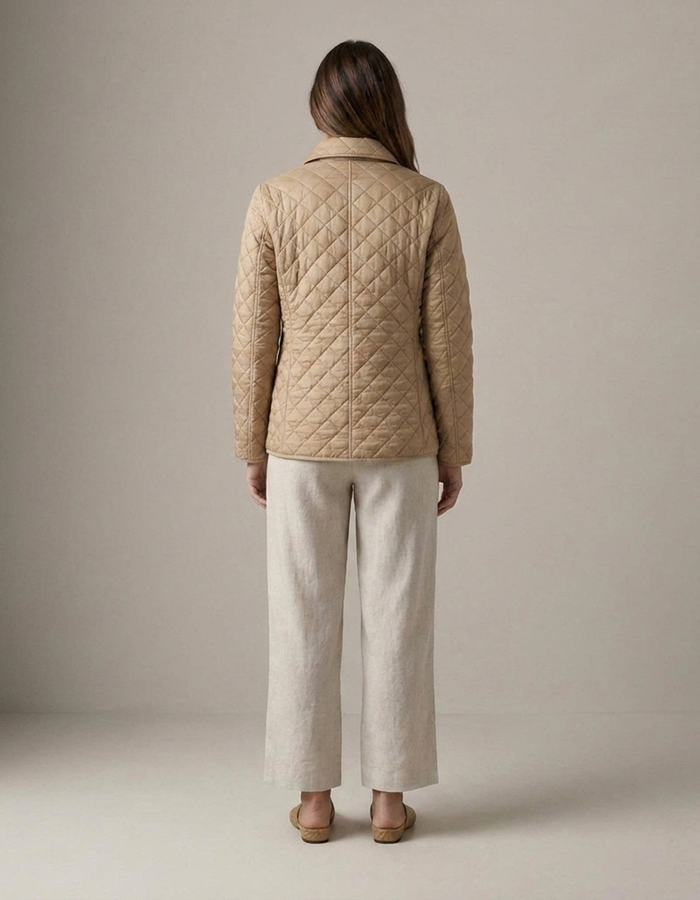 PLUXSTYLE::numise::arlisse-diamond-quilted-parka::back