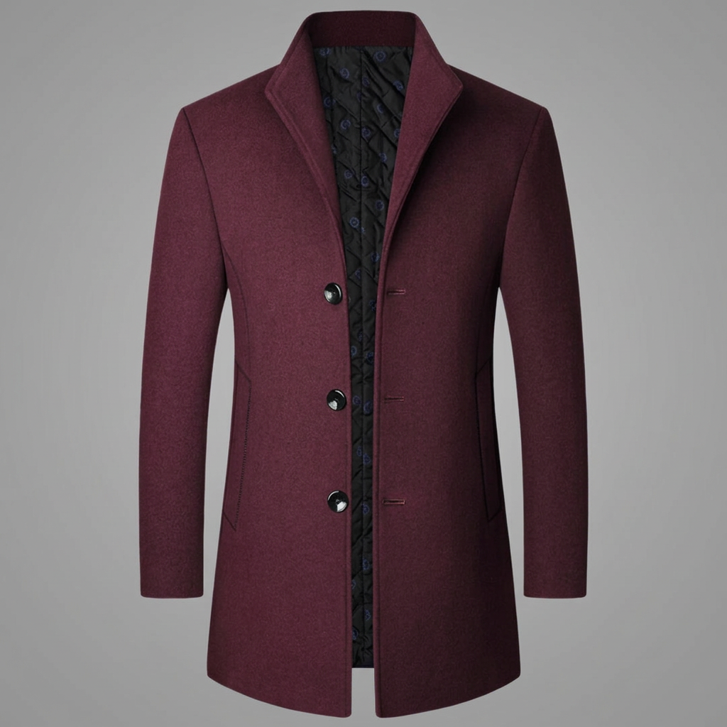Grayson | Men's Winter Long Coat with Insulated Lining