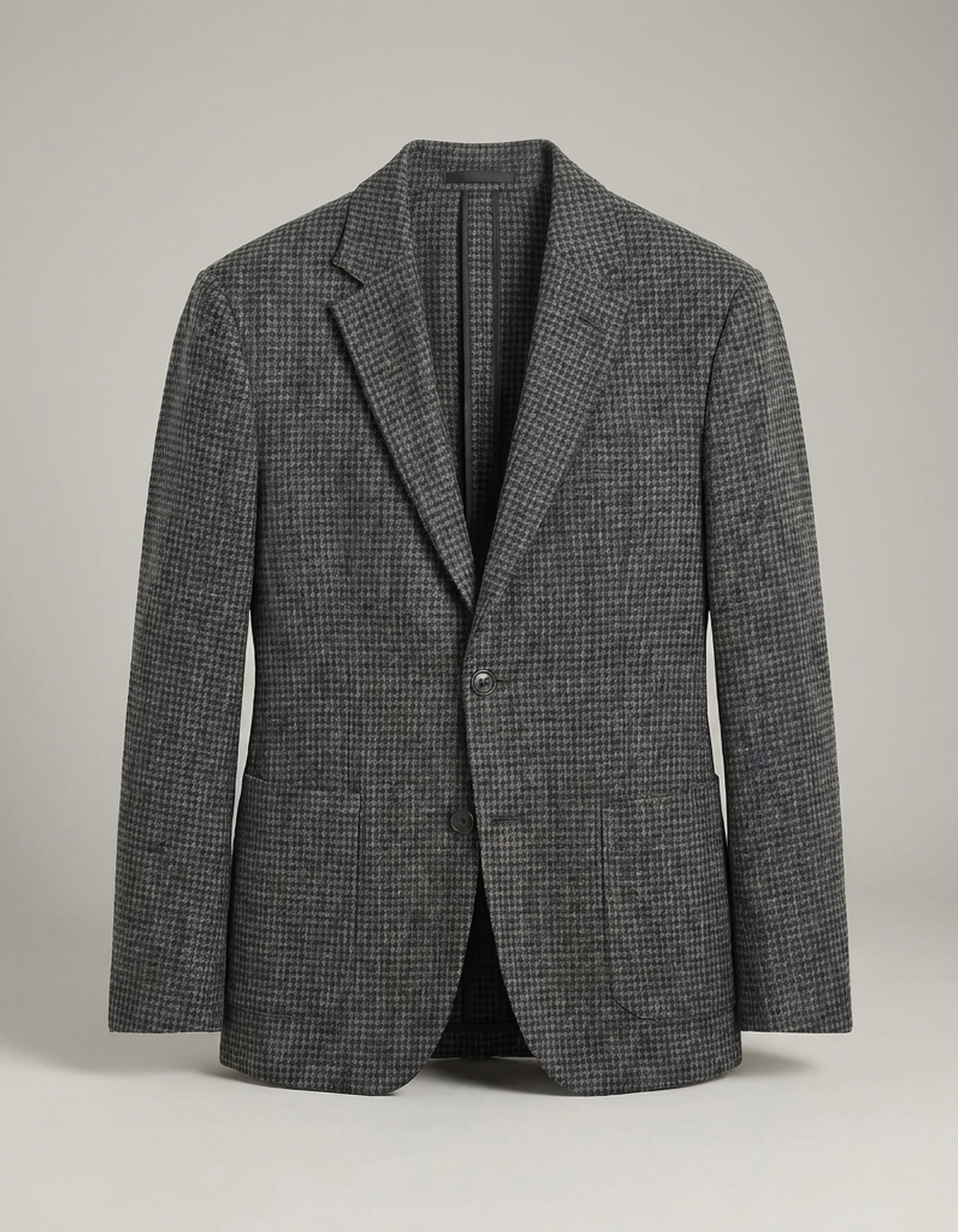PLUXSTYLE::numise::mens-textured-tailored-parka::pack-grey