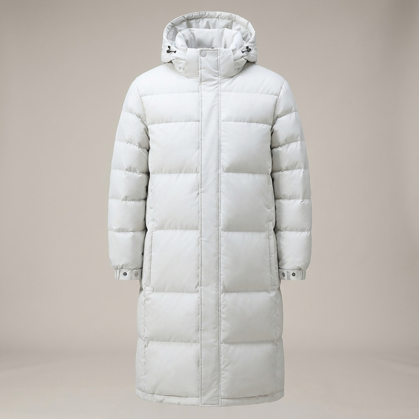 PLUXSTYLE::numise::mens-full-length-winter-parka::pack-white