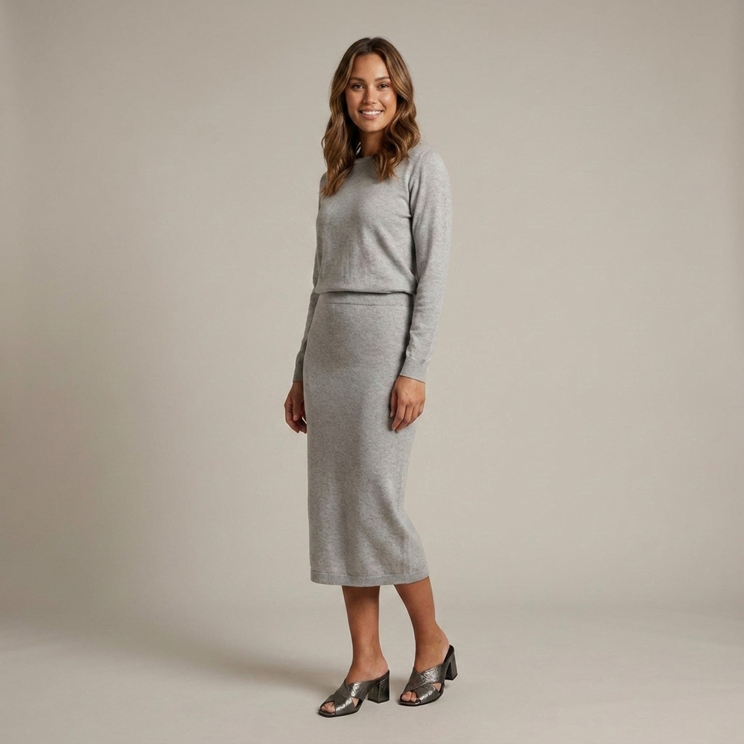 PLUXSTYLE::numise::womens-square-toe-cross-strap-mules::zoom-out