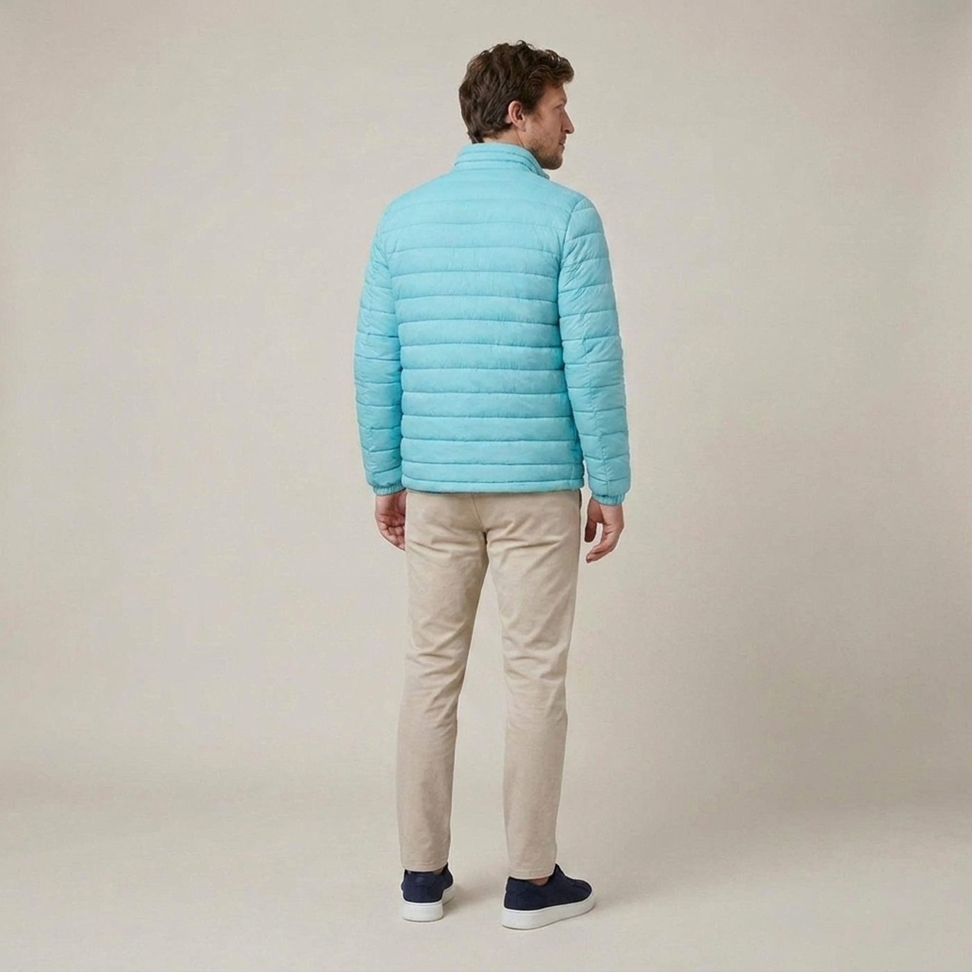 PLUXSTYLE::numise::mens-regular-fit-puffer-parka::back