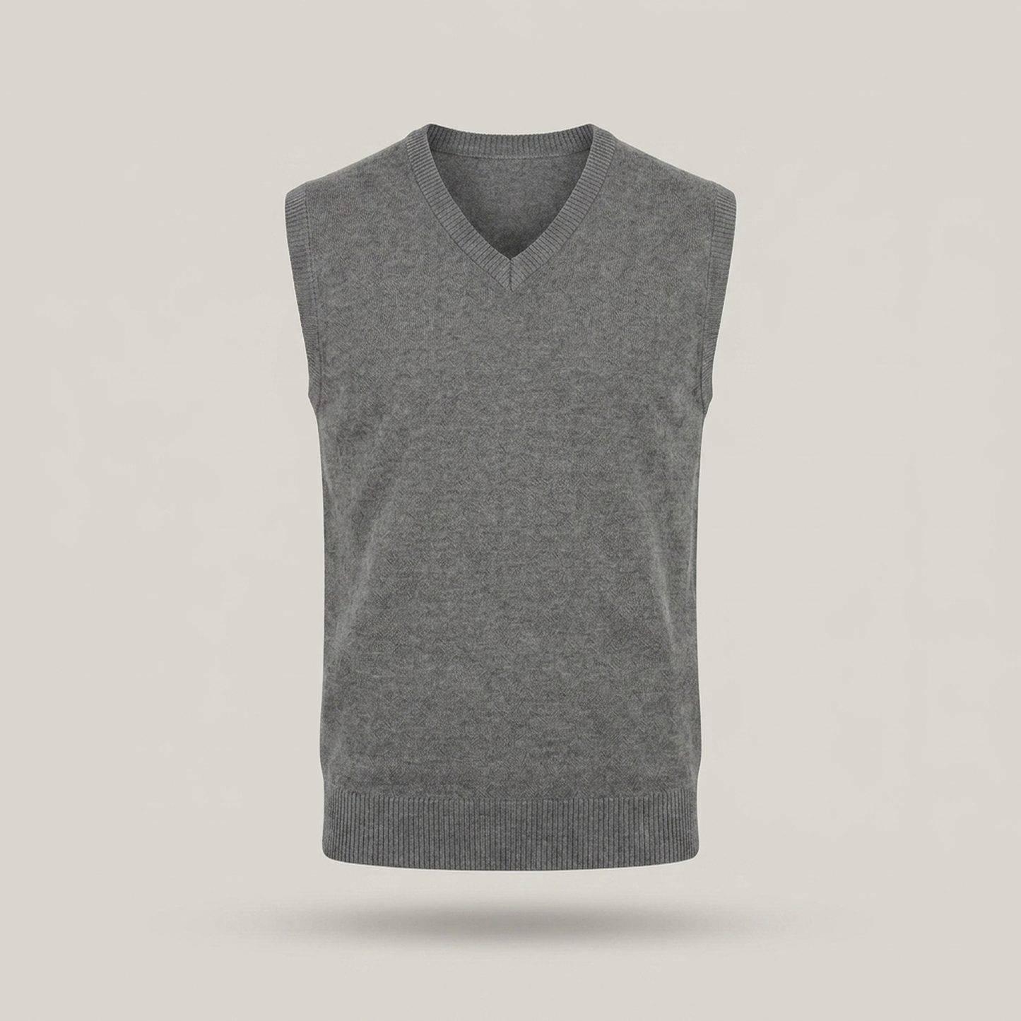 PLUXSTYLE::numise::mens-v-neck-sweater-vest::pack-grey