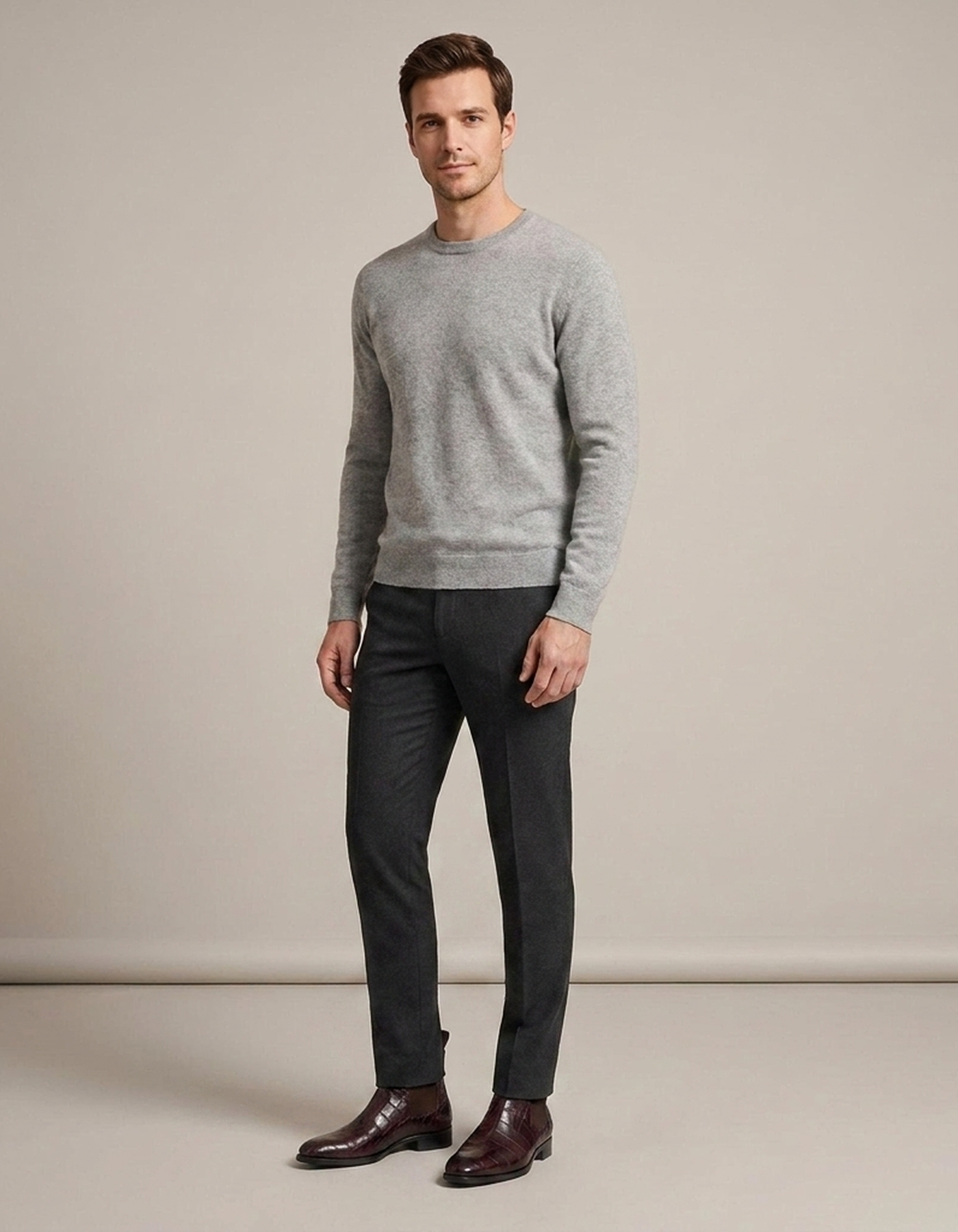 PLUXSTYLE::numise::mens-alligator-print-chelsea-boots::zoom-out