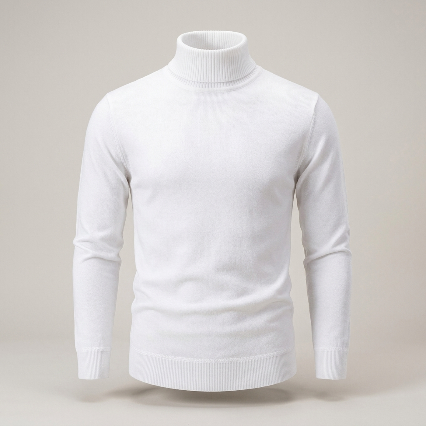 PLUXSTYLE::numise::mens-classic-turtleneck-sweater::pack-white