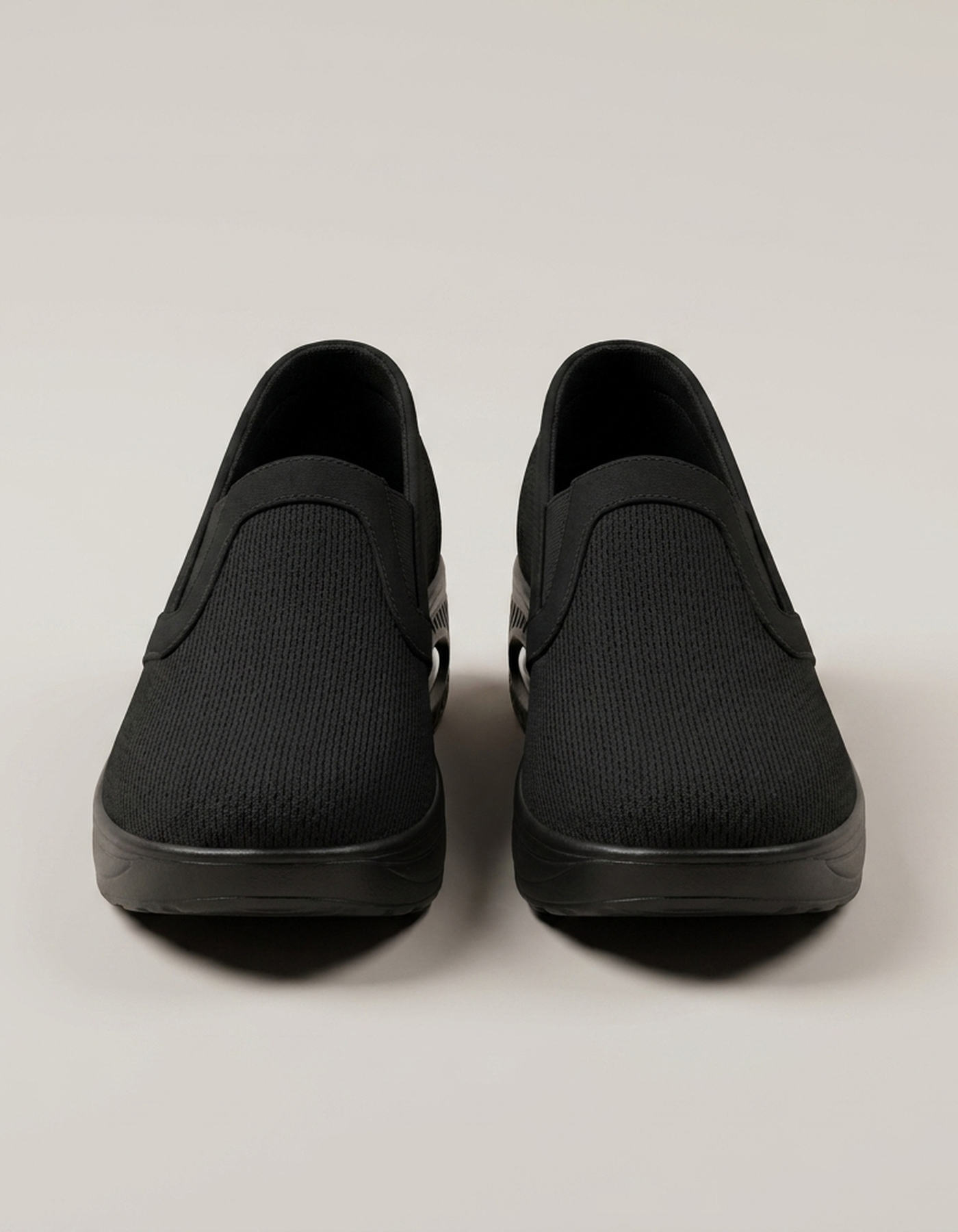 PLUXSTYLE::numise::womens-soft-step-orthopedic-loafers::pack-black