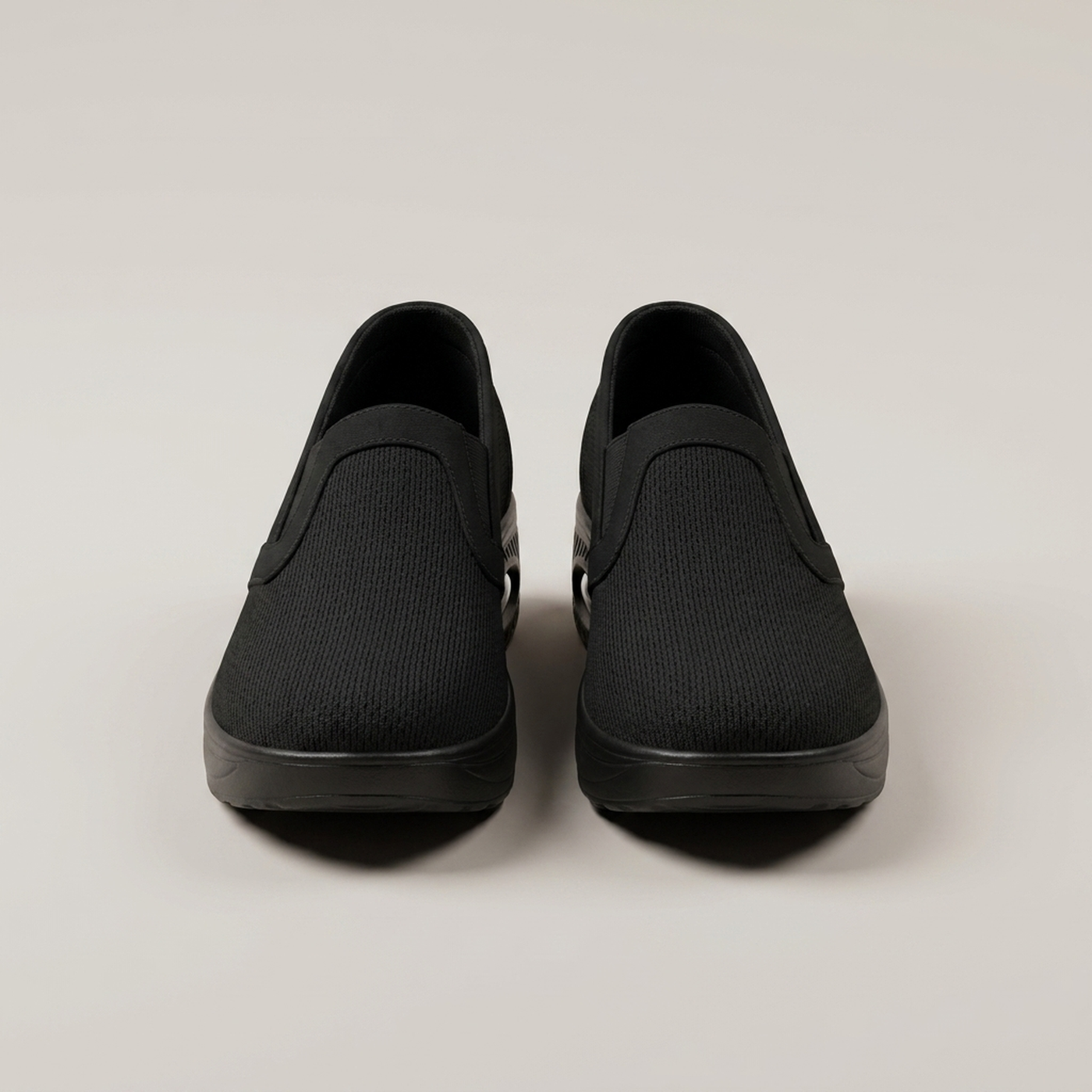 PLUXSTYLE::numise::womens-soft-step-orthopedic-loafers::pack-black