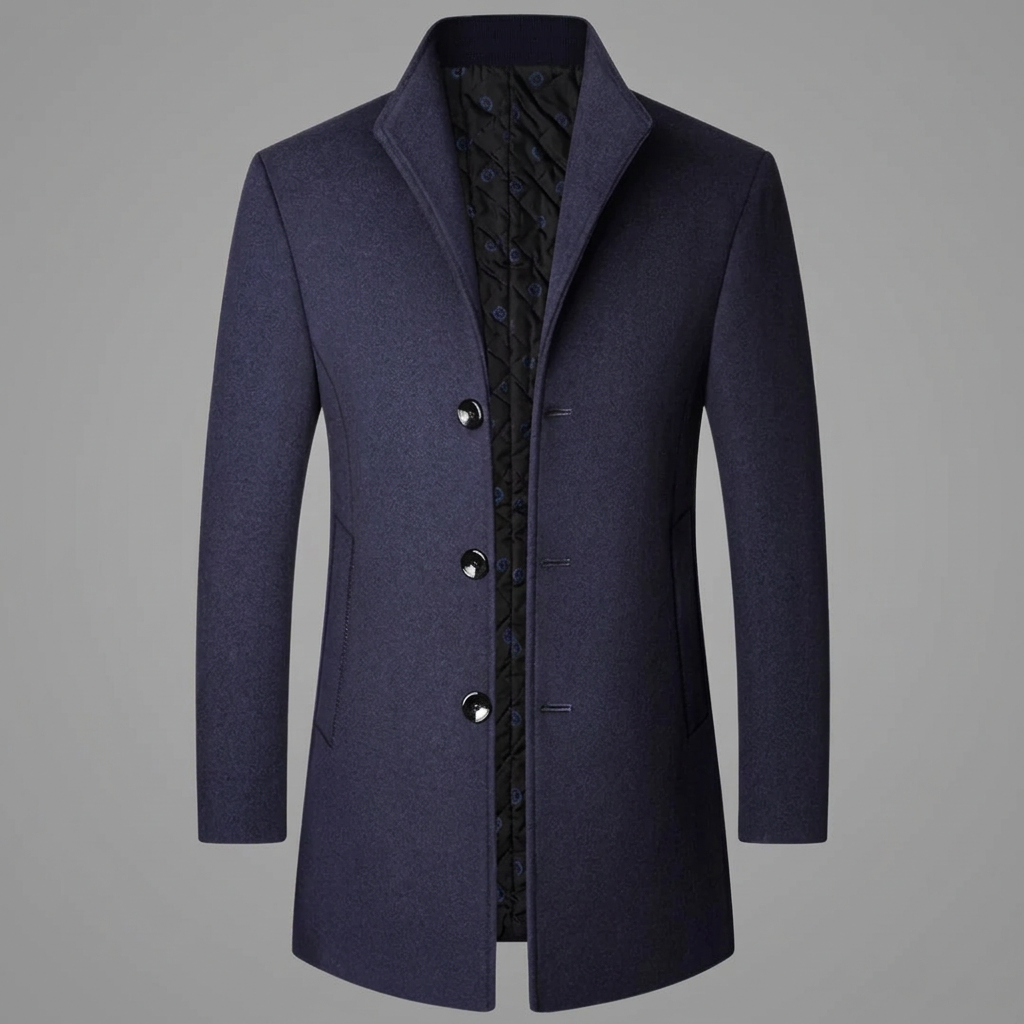 Grayson | Men's Winter Long Coat with Insulated Lining