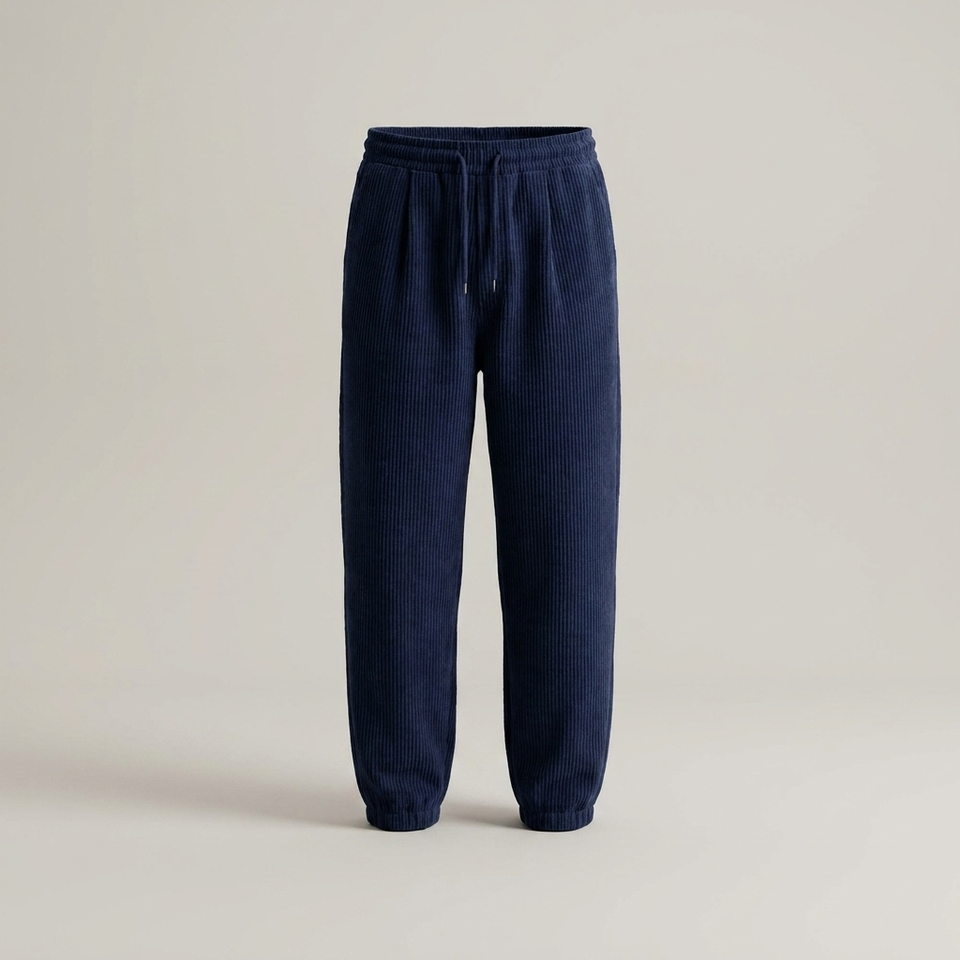 PLUXSTYLE::numise::mens-relaxed-drawstring-pants::pack-navy-blue