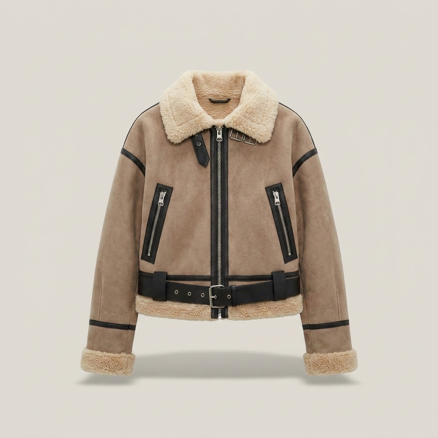 PLUXSTYLE::numise::womens-reversible-bomber-parka::pack-khaki