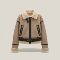 PLUXSTYLE::numise::womens-reversible-bomber-parka::pack-khaki