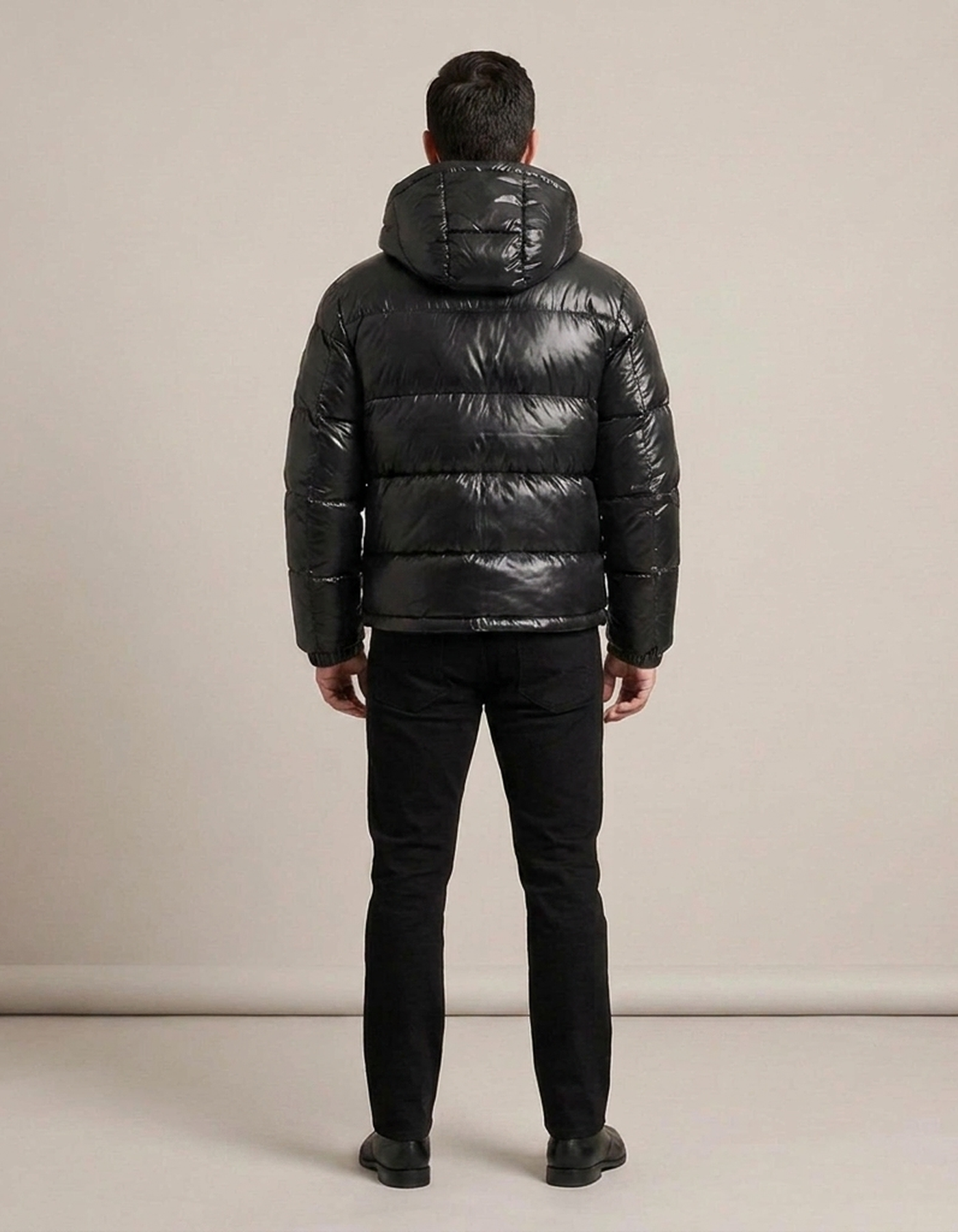 PLUXSTYLE::numise::mens-cropped-hooded-parka::back