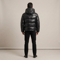 PLUXSTYLE::numise::mens-cropped-hooded-parka::back