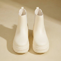 PLUXSTYLE::numise::rain-ready-platform-chelsea-boots::pack-white-stamped-print