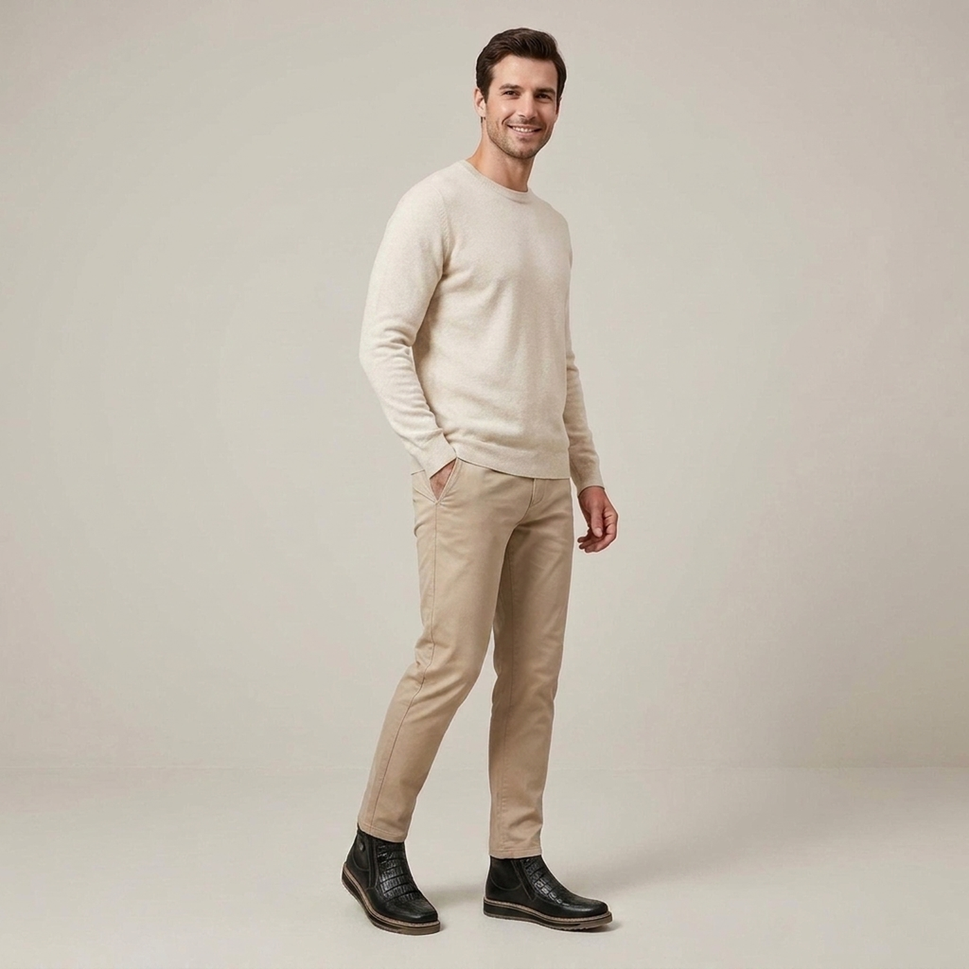 PLUXSTYLE::numise::garcia-double-zip-black-boots::zoom-out
