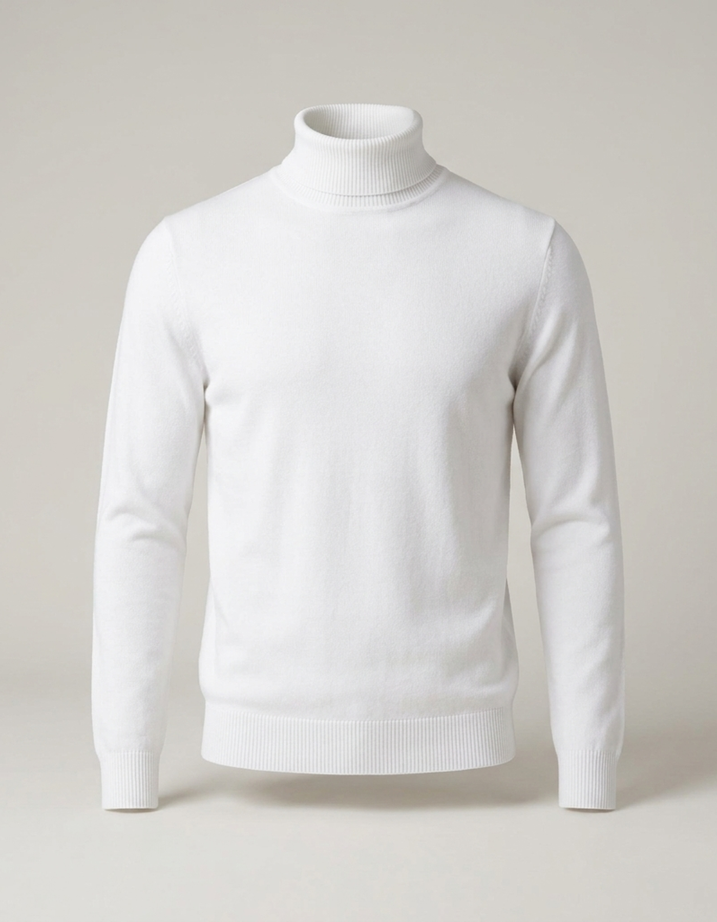 PLUXSTYLE::numise::mens-slim-fit-turtleneck-sweater::pack-white
