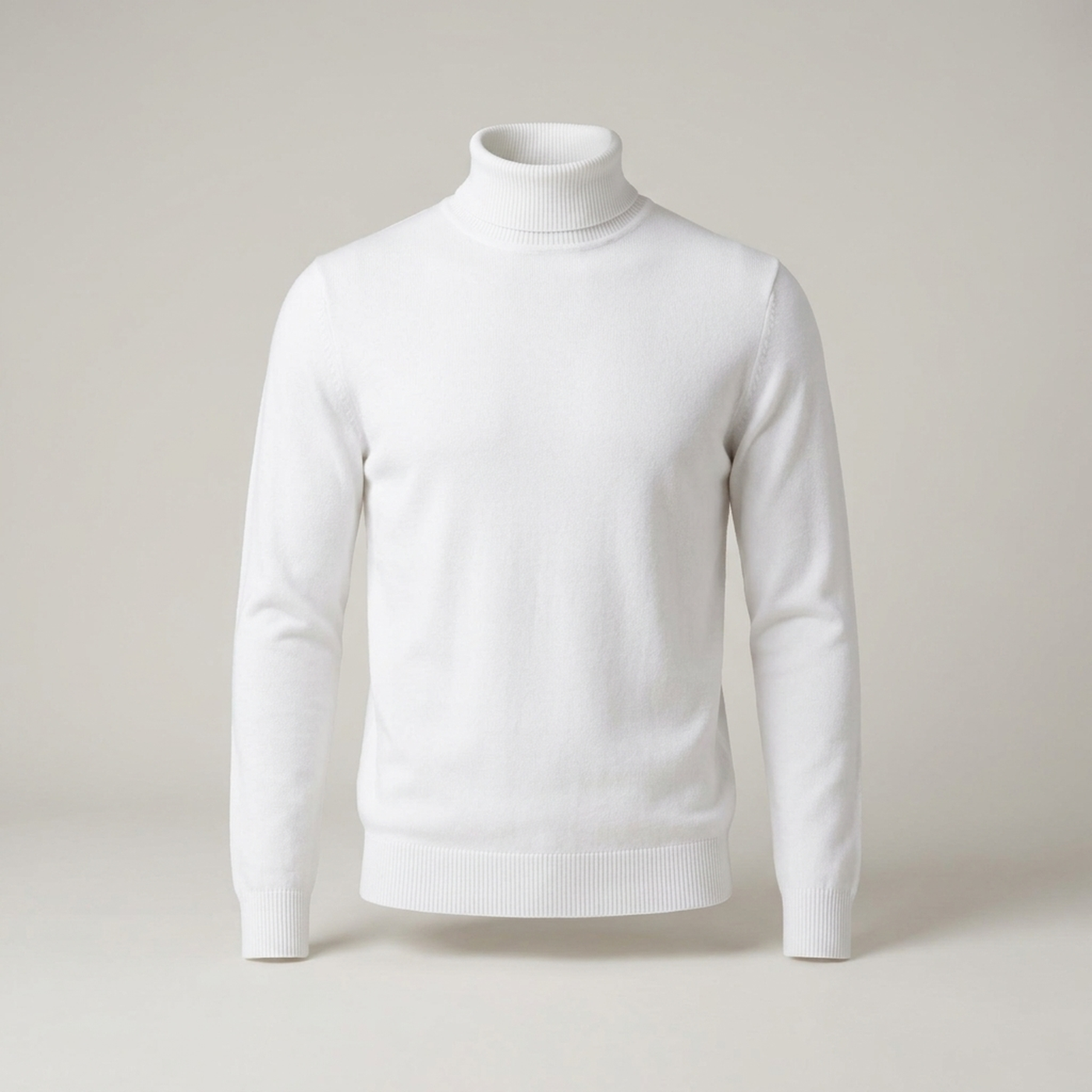PLUXSTYLE::numise::mens-slim-fit-turtleneck-sweater::pack-white