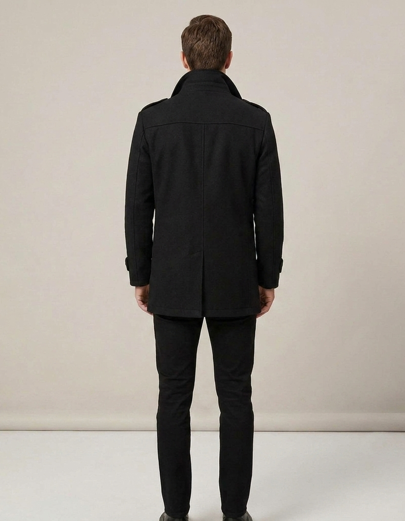 PLUXSTYLE::numise::mens-double-layer-tailored-parka::back