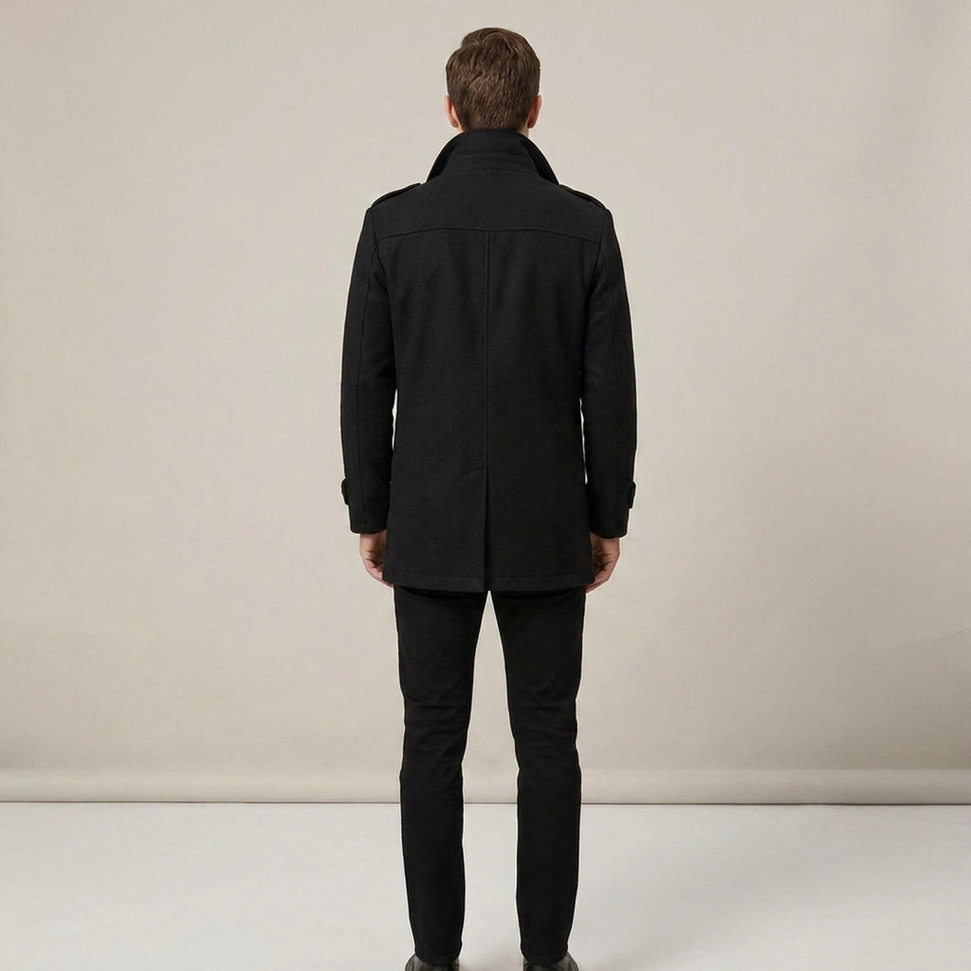 PLUXSTYLE::numise::mens-double-layer-tailored-parka::back