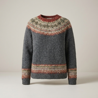 PLUXSTYLE::numise::aria-fair-isle-sweater::pack-grey