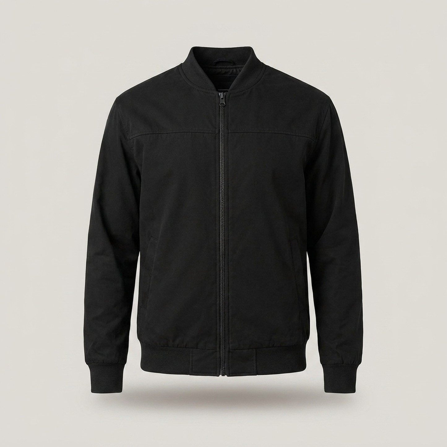 PLUXSTYLE::numise::mens-regular-fit-zip-parka::pack-black