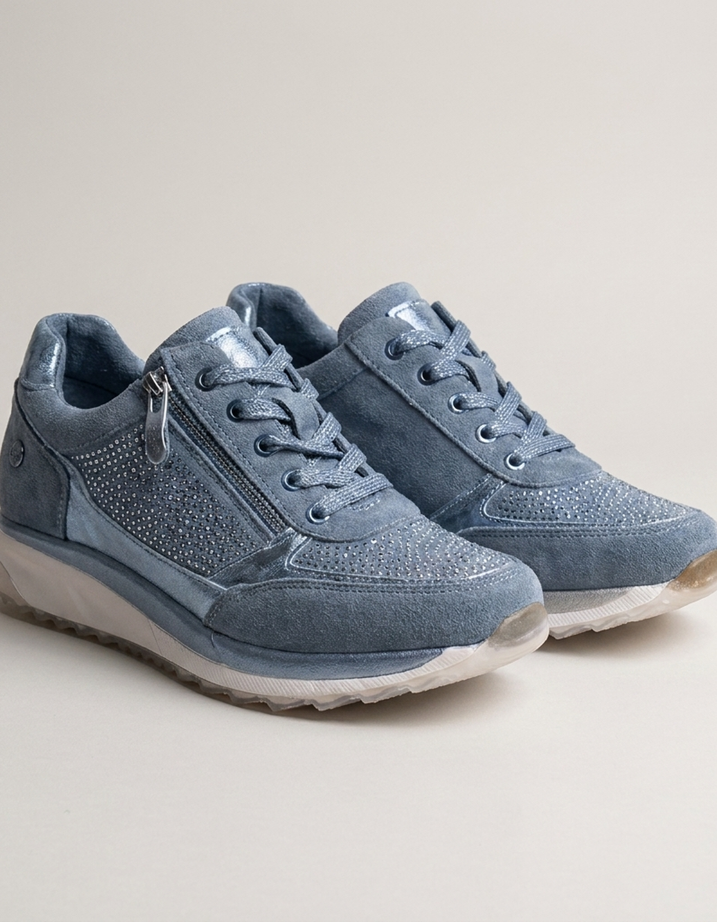 PLUXSTYLE::numise::side-zip-platform-sneakers::pack-blue