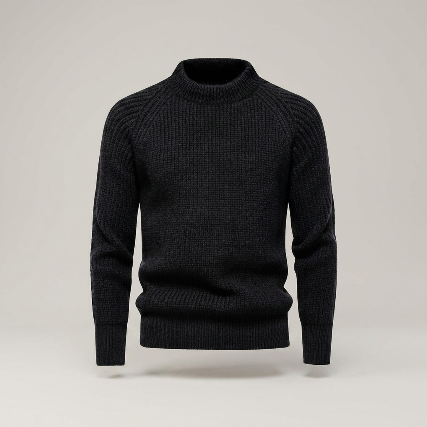 PLUXSTYLE::numise::mens-refined-turtleneck-sweater::pack-black