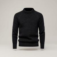 PLUXSTYLE::numise::mens-refined-turtleneck-sweater::pack-black