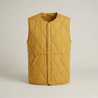 PLUXSTYLE::numise::mens-regular-fit-quilted-vest::pack-yellow