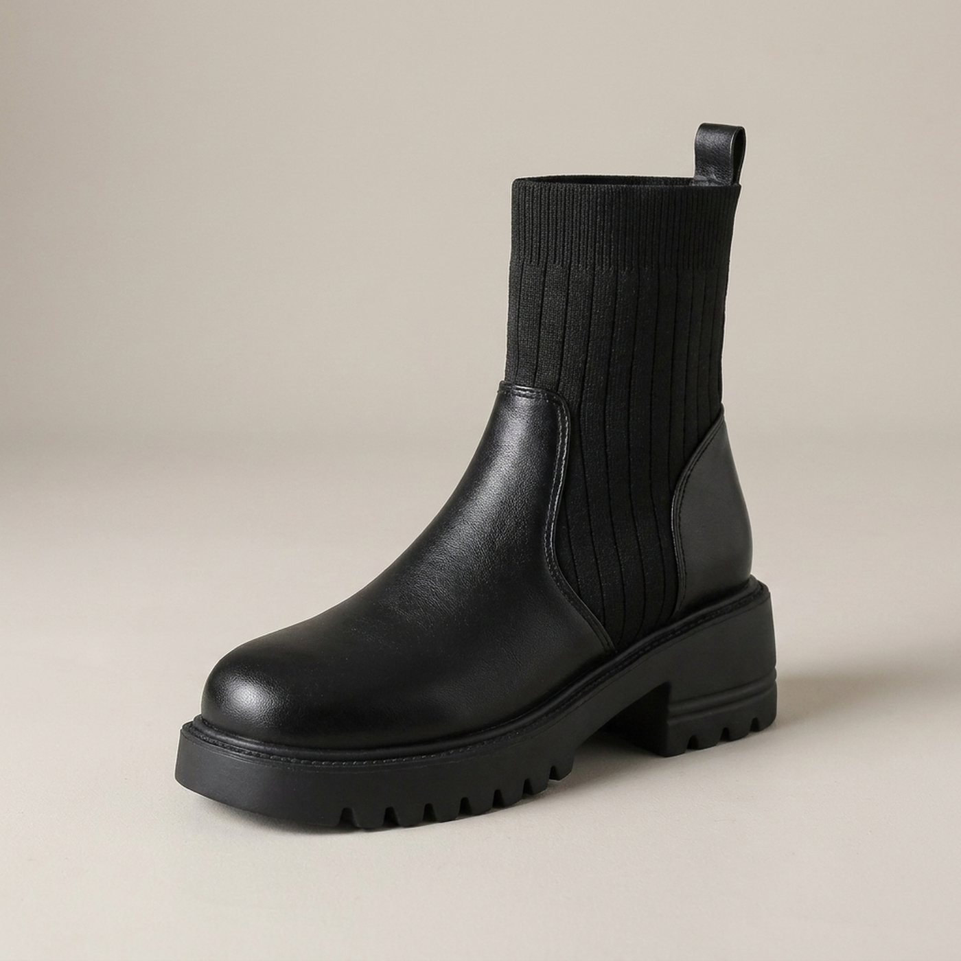 PLUXSTYLE::numise::addison-comfort-platform-boots::closeup-hero