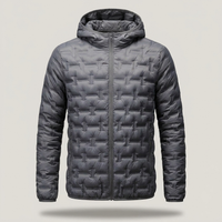 PLUXSTYLE::numise::alpine-lightweight-hooded-parka::pack-grey