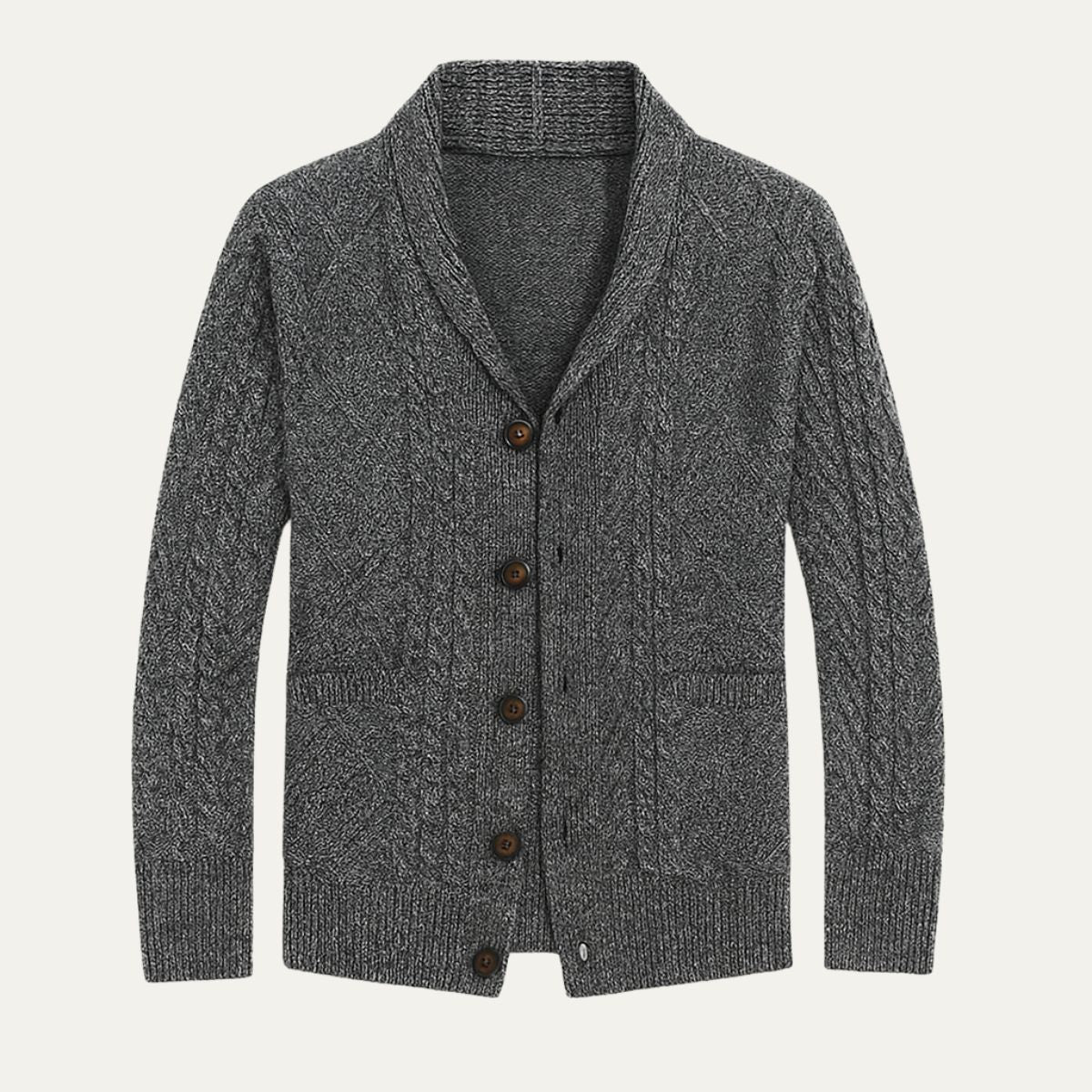 Relaxed Fit Men's Cardigan