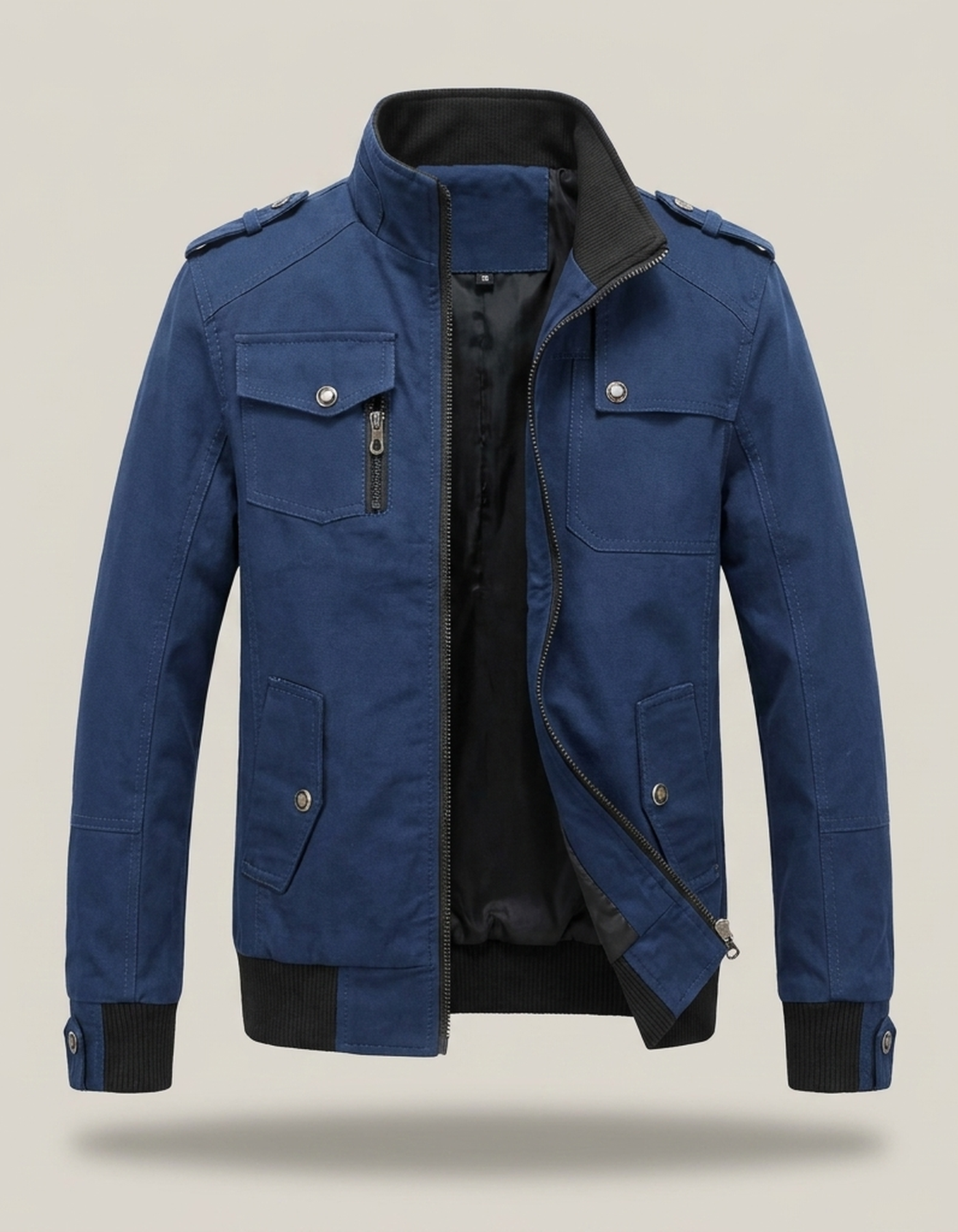 PLUXSTYLE::numise::mens-everyday-zip-up-parka::pack-blue