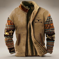 PLUXSTYLE::numise::mens-casual-zip-jacket::pack-light-khaki